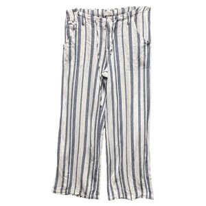 Just Living size S wide leg ankle linen rayon blend  pants.